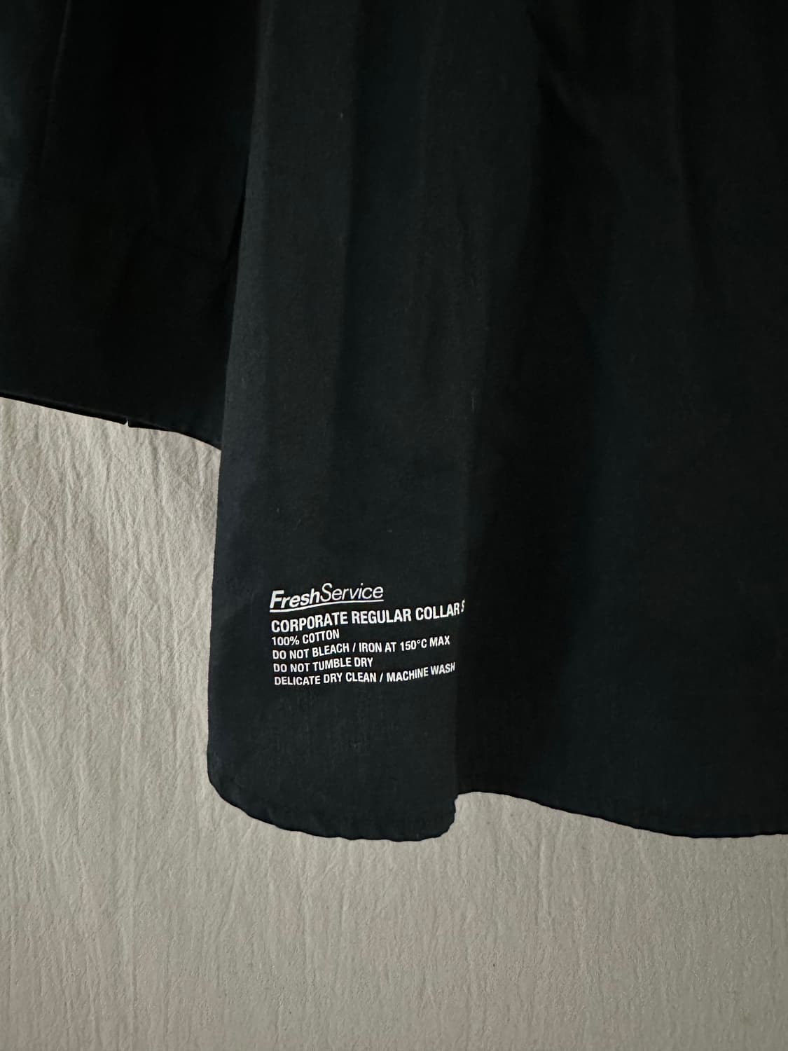FreshService 프레쉬서비스 블랙 셔츠 F사이즈 상품이미지5