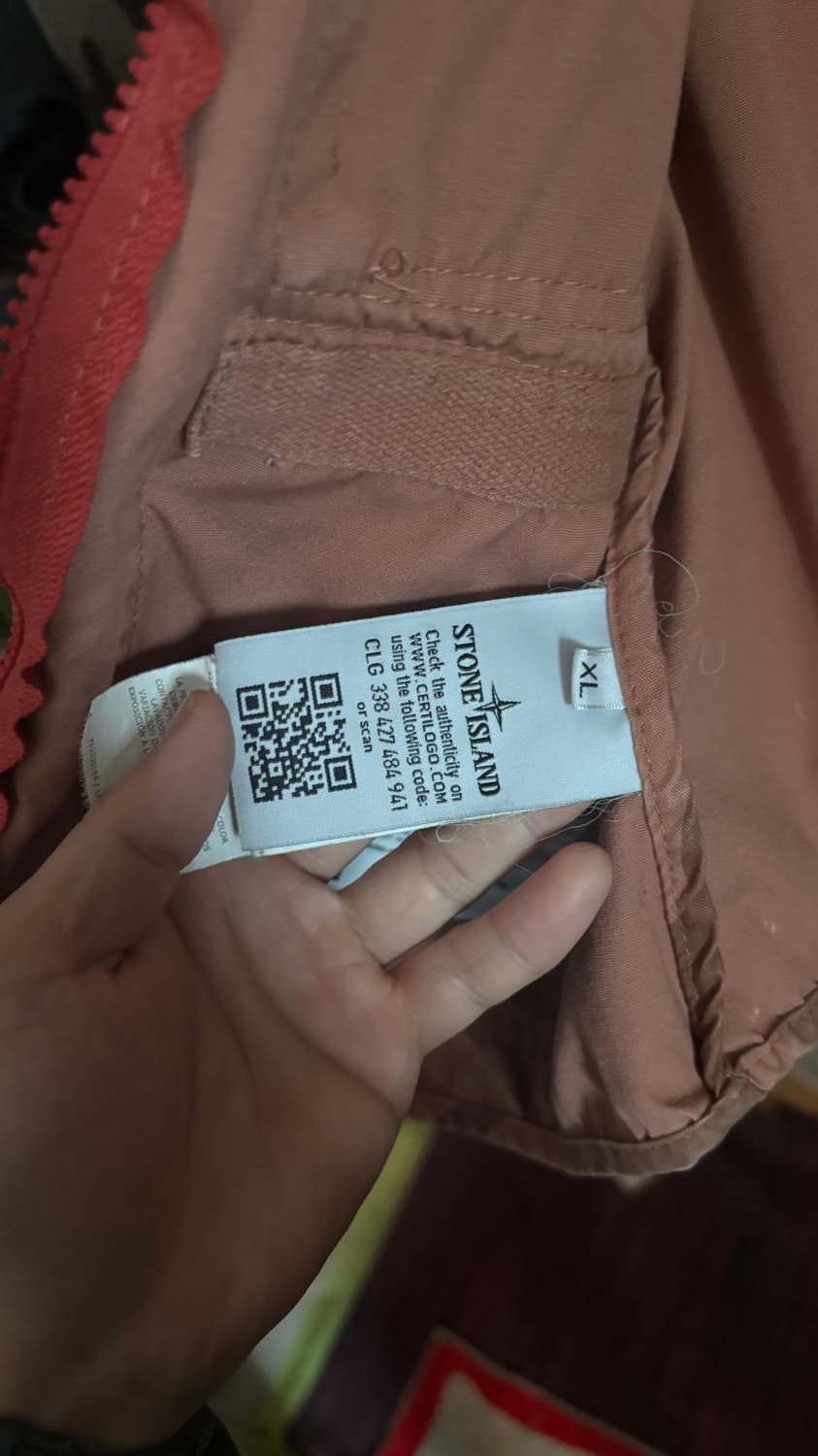 [xl]스톤아일랜드 슈프림 콜라보 카고베스트 코랄조끼 상품이미지5