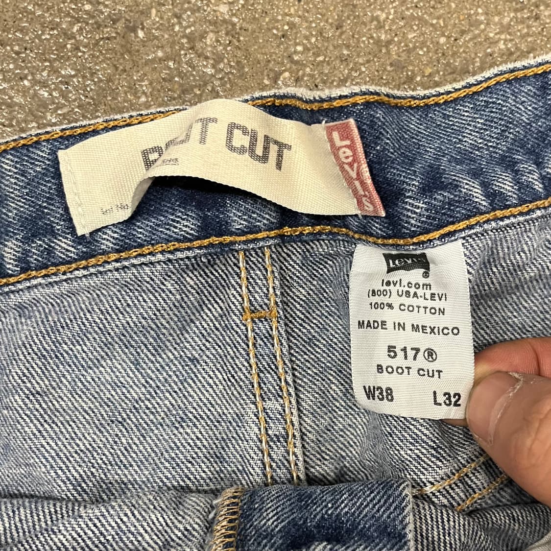 00s Levis517 데님 부츠컷 (37“) 상품이미지7