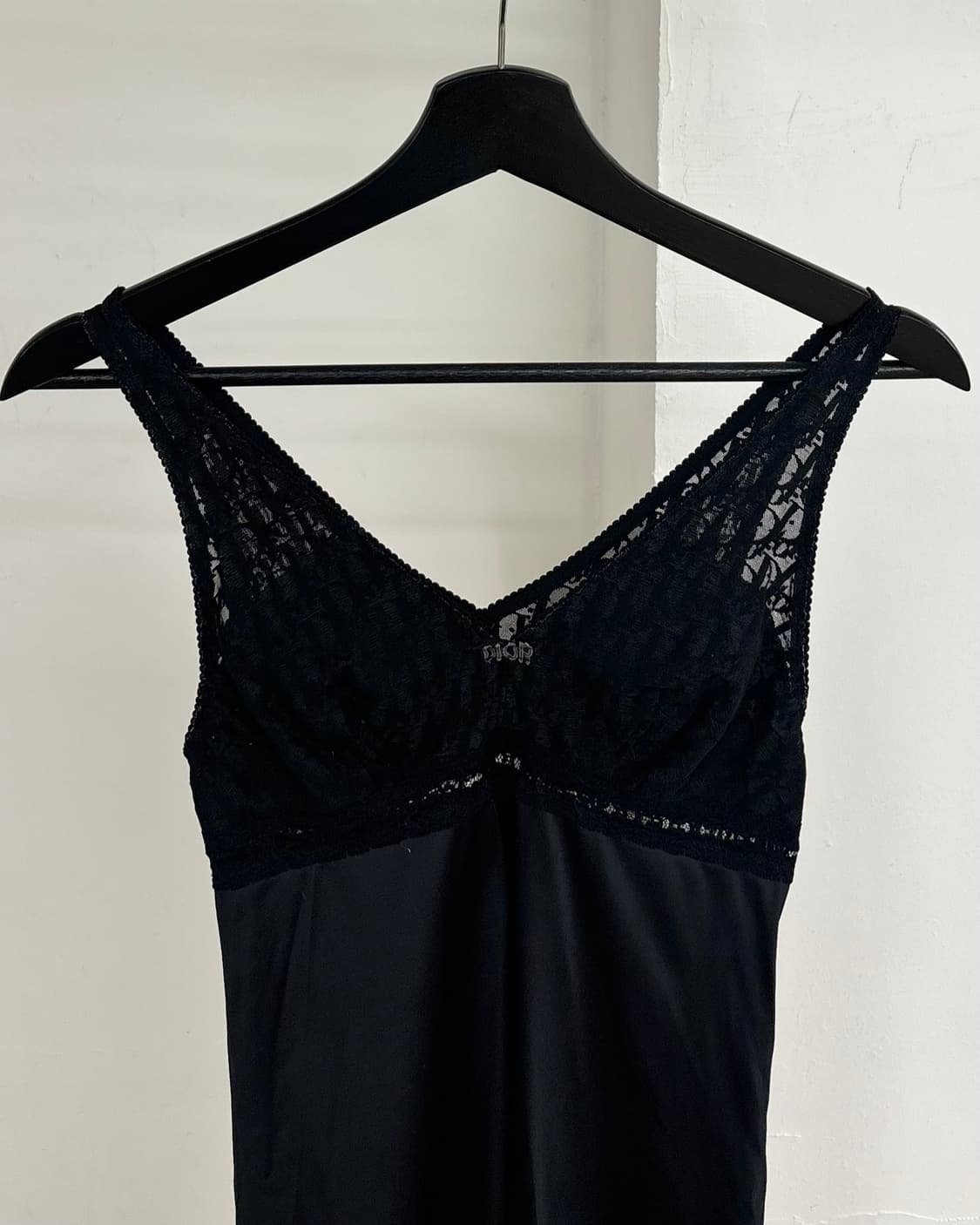 디올 블랙 레이스 슬립 드레스 상품이미지2