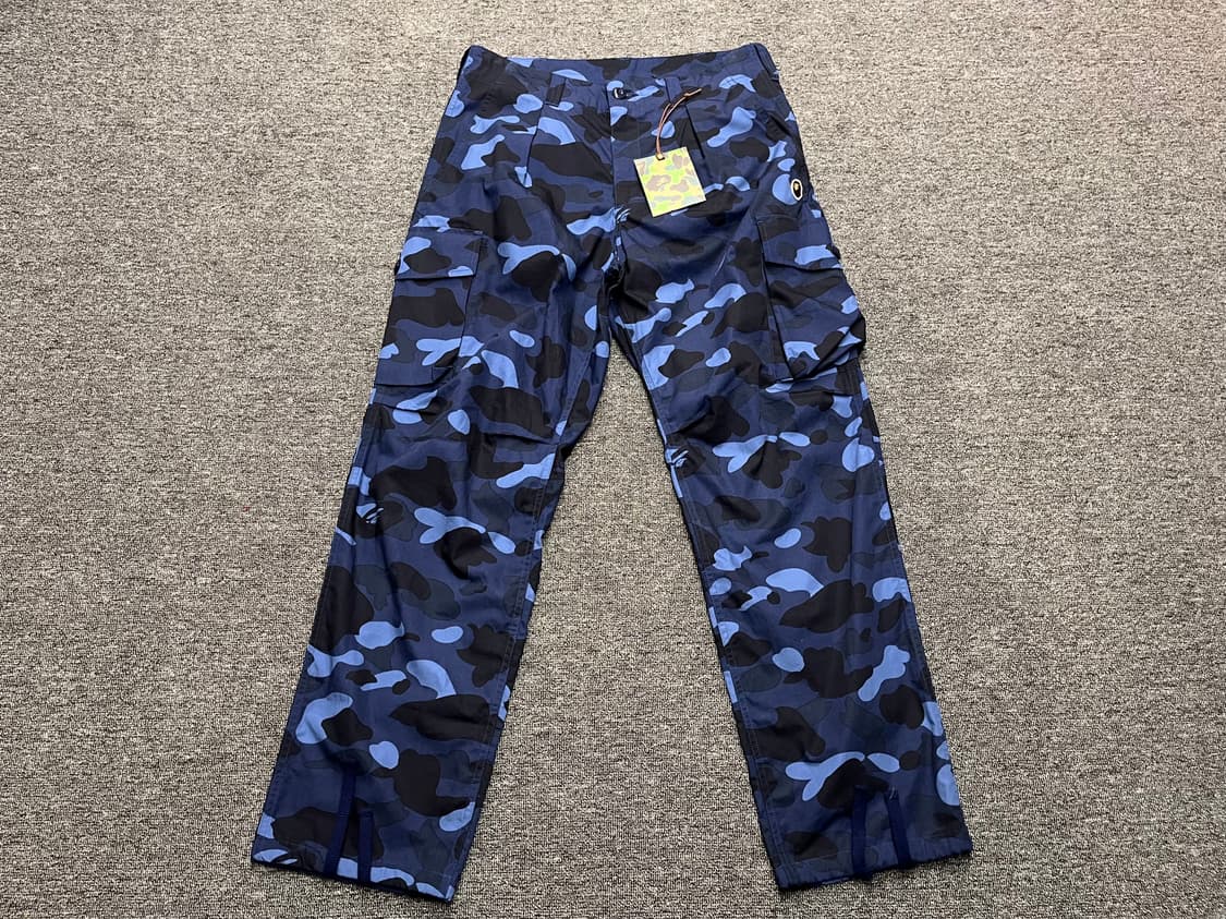 [S,M,2XL] 베이프 컬러카모 6포켓팬츠 새제품 상품이미지1