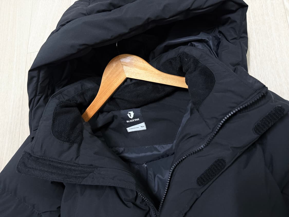 165 / 블랙야크 구스다운 롱패딩 블랙 상품이미지4