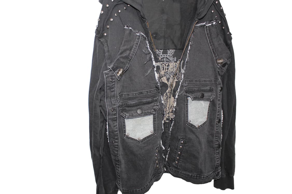 2000s JAPAN Rework Hood Zip-Up 리워크 후드집업 상품이미지6