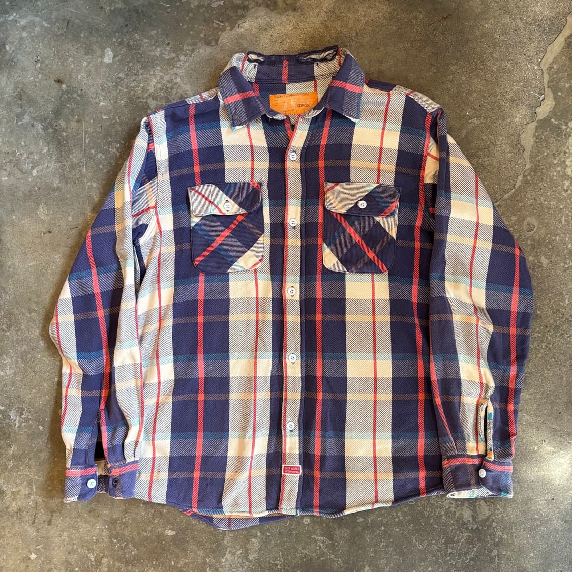 에드윈 헤비코튼 플란넬 체크셔츠  상품이미지1