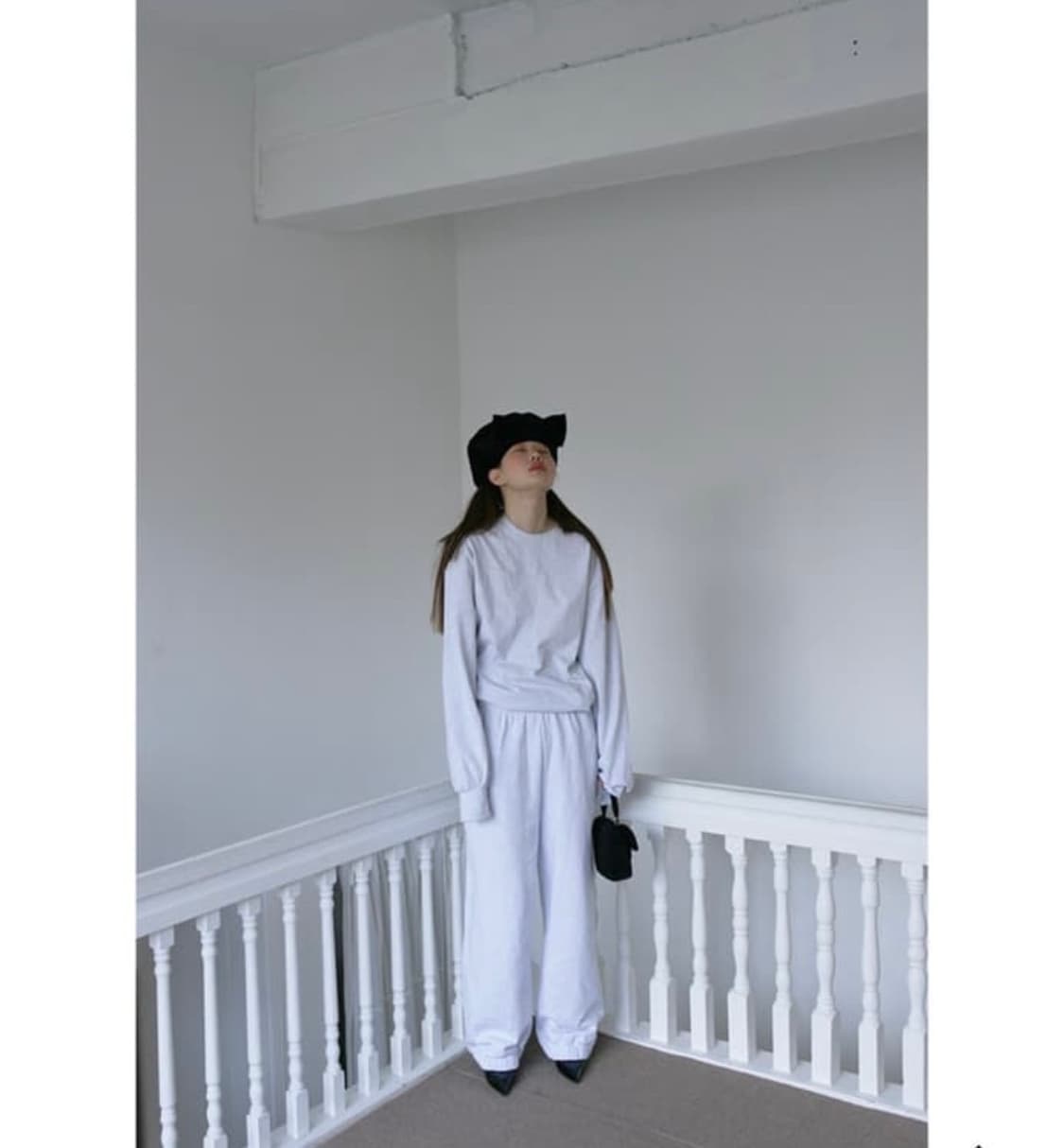 프레클 베레모 리본 big velvet bow beret 상품이미지3