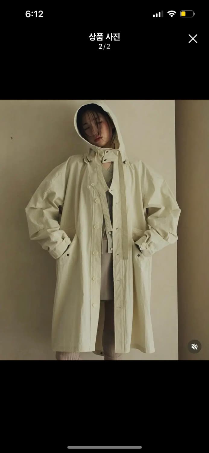 한땀한땀 야상 두루마기 상아색 M 상품이미지2