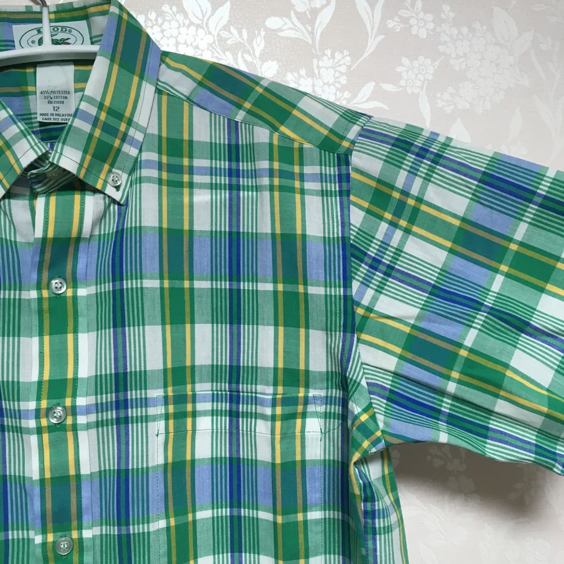 라코스테 초록 반팔 셔츠 상품이미지5