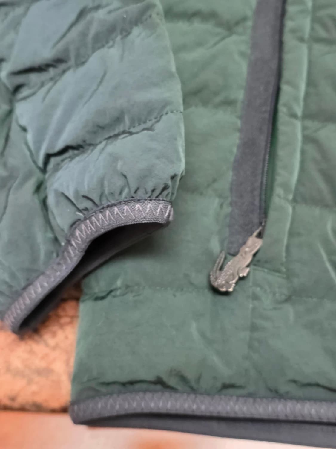 [새제품] 라코스테 남성 경량 후드 다운 패딩 자켓 상품이미지4