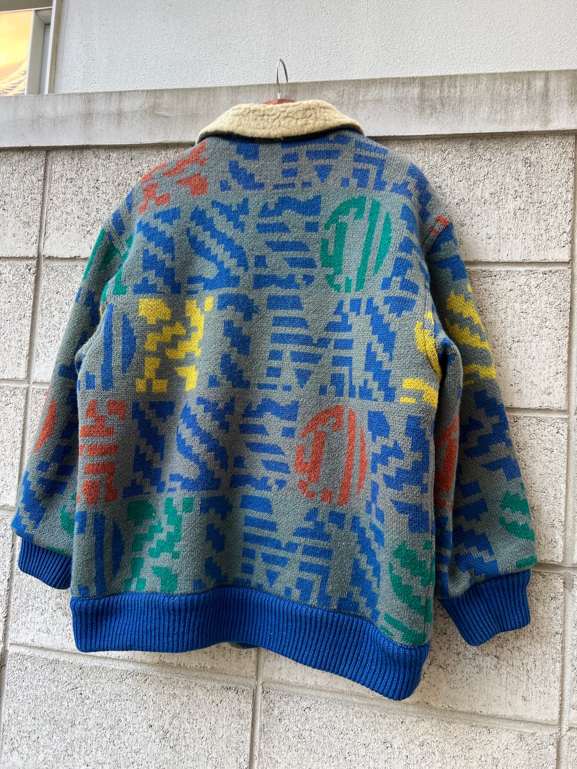 90s MISSONI SPORT AZTEC WOOL 미쏘니스포츠 울봄버 상품이미지9