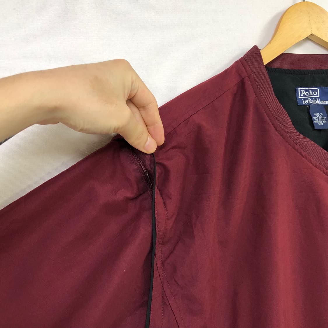 XL 폴로 버건디 웜업 상품이미지4