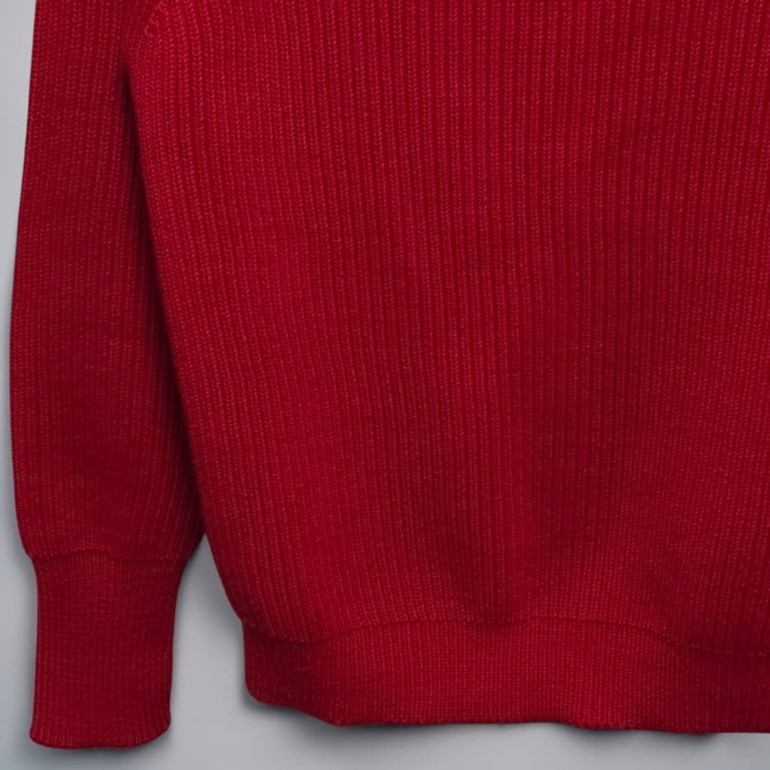 S 안데르센안데르센 크루넥 니트 레드 상품이미지3