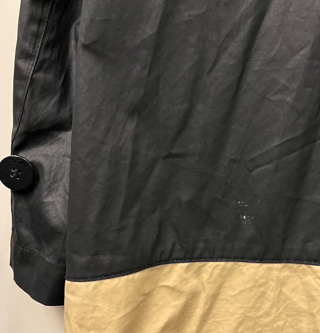 DKNY 컬러 블록 트렌치 코트 S 상품이미지4