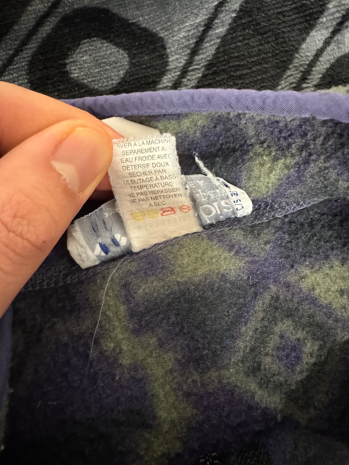 컬럼비아 1/4 지퍼 플리스 풀오버 퍼플 앤 라이트 그린 상품이미지7