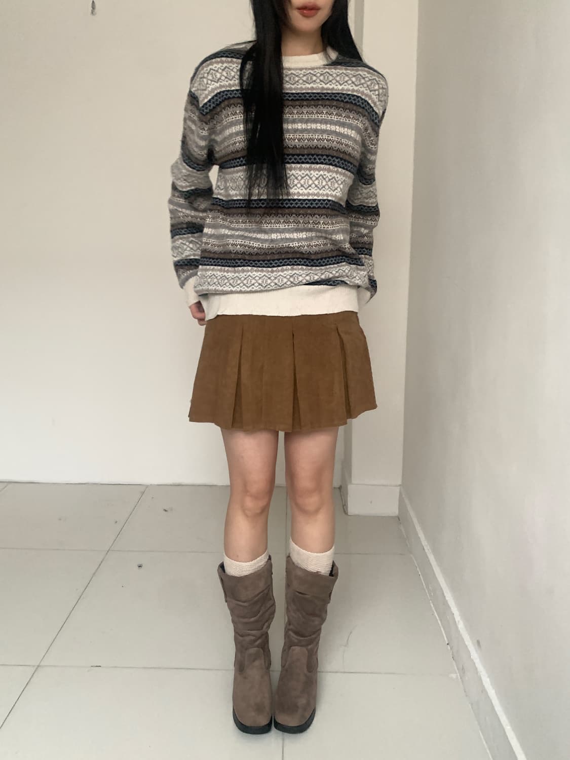 Vintage Pattern Knit 상품이미지9