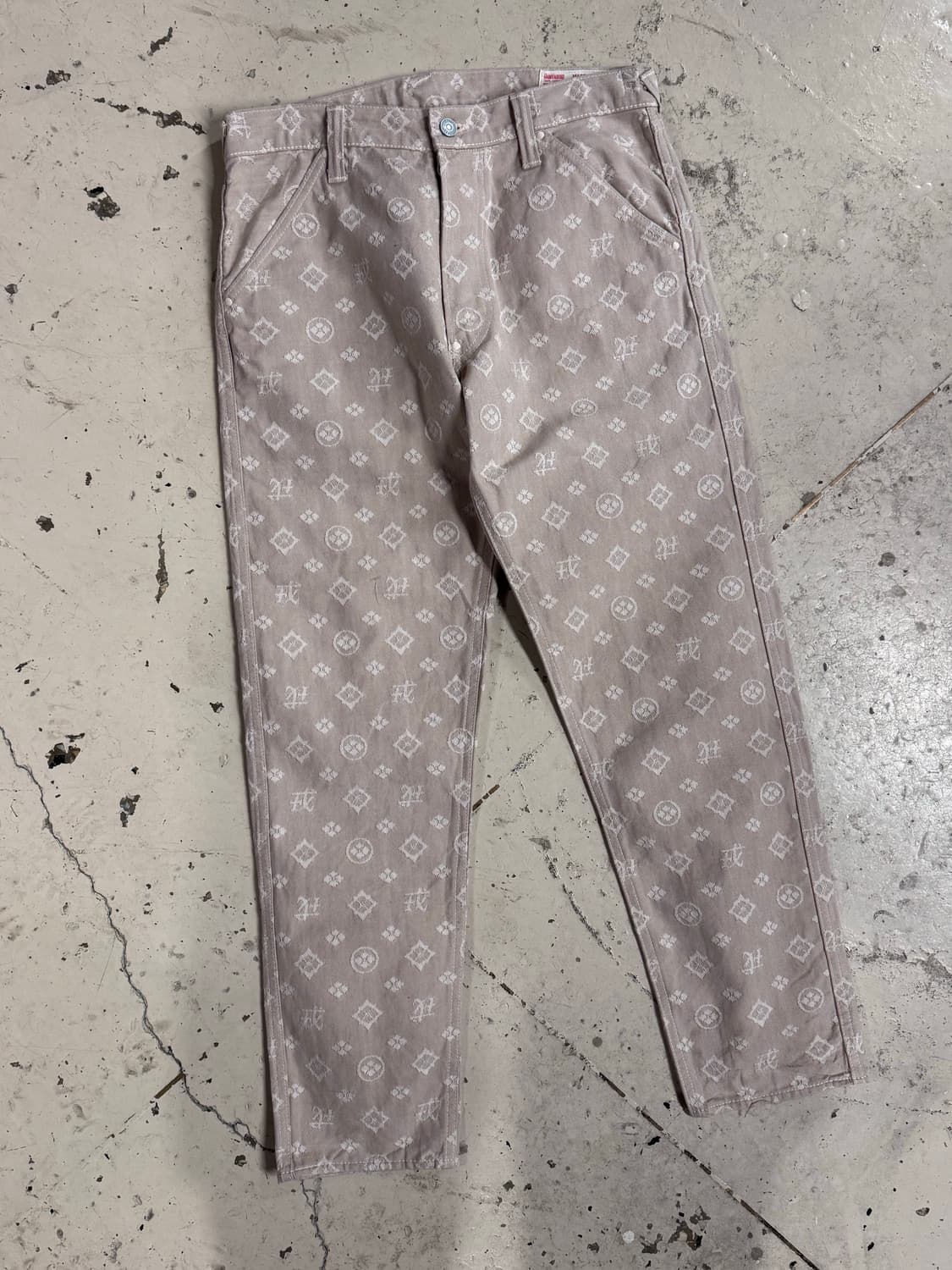 에비수 재팬 다이콕 모노그램 데님팬츠  상품이미지4