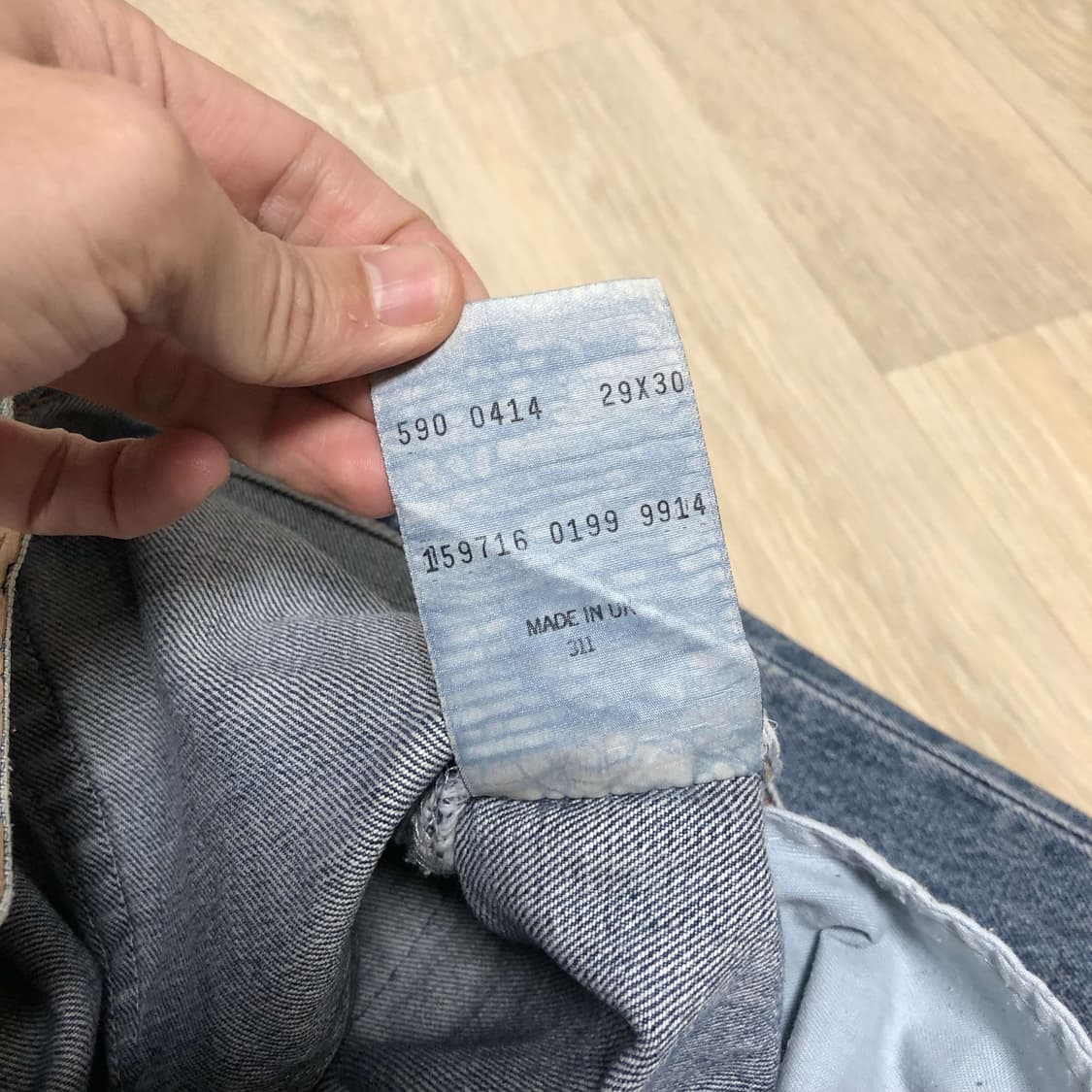 (30) 리바이스 Levi's 영국제 리워크 590 스트레이트 데님 상품이미지7