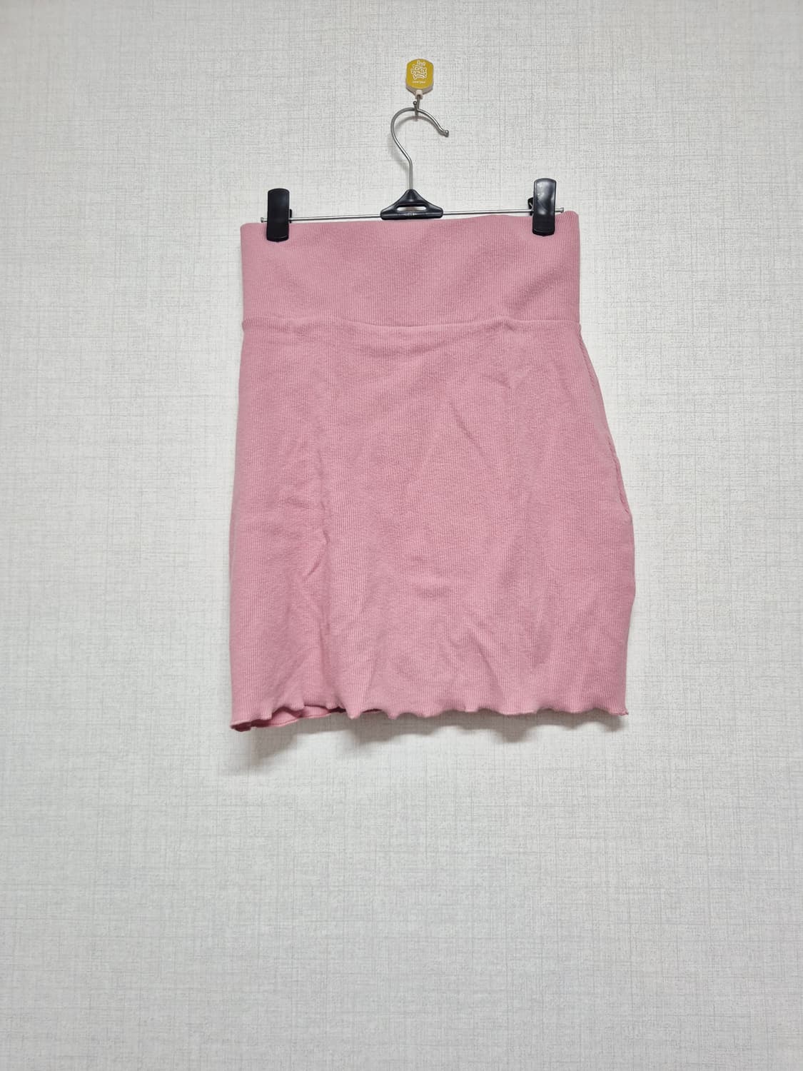 핑크 골지 스커트 상품이미지2