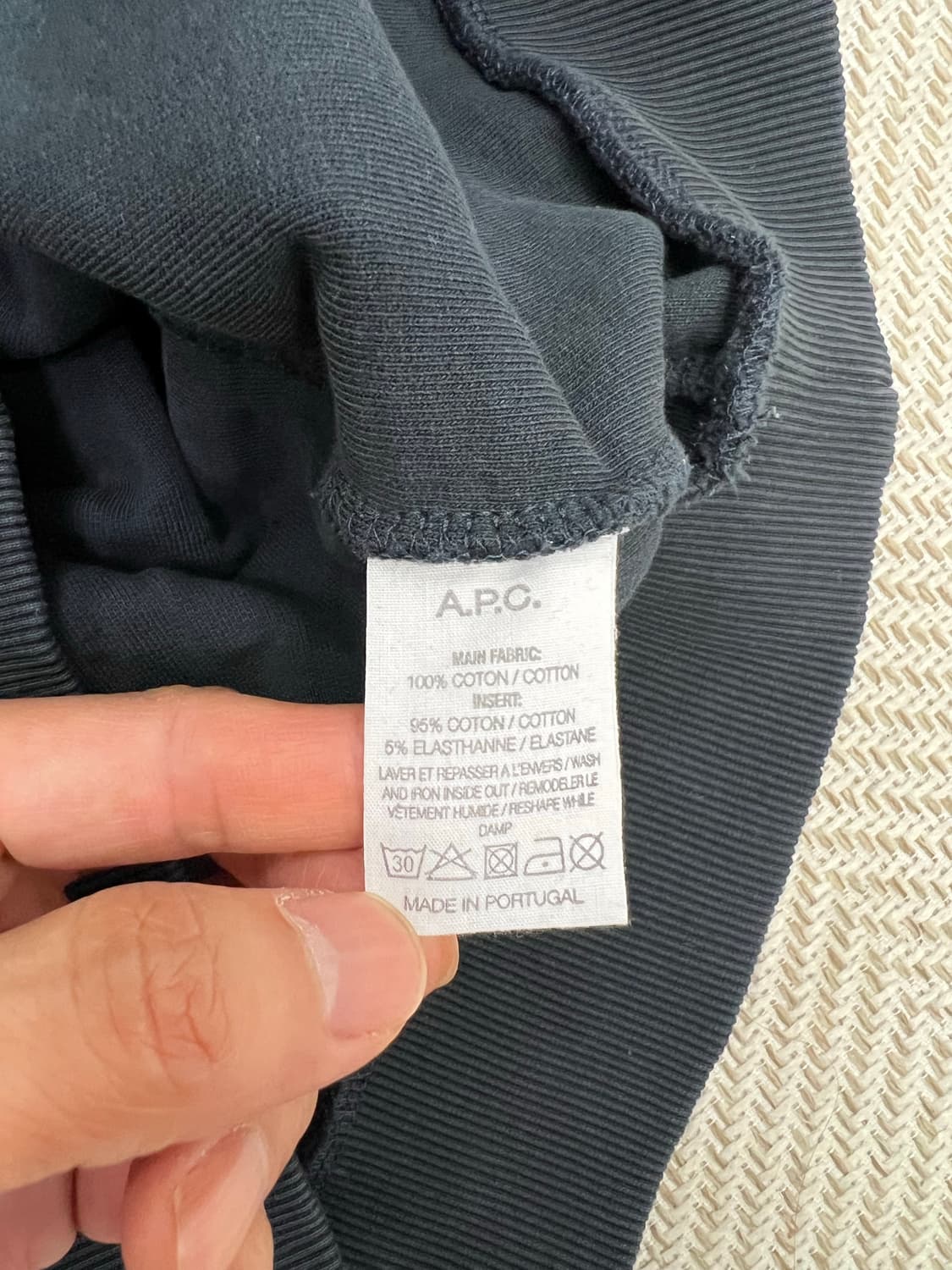 정품) APC 아페세 x 브레인데드 맨투맨 XL 상품이미지8