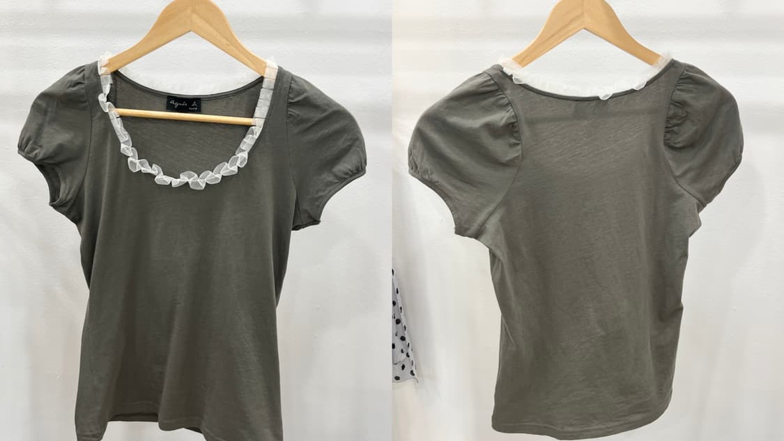 lace detail top 상품이미지5