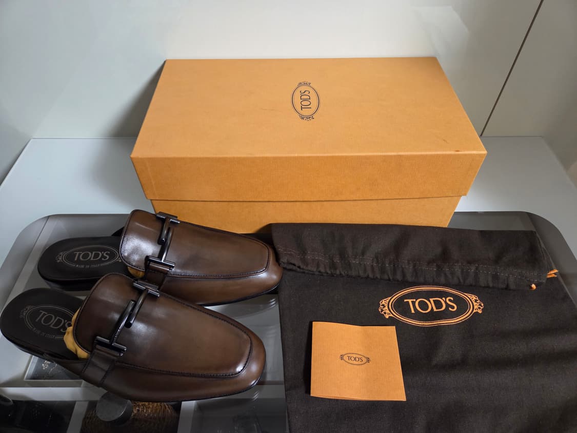 토즈 TOD'S 더블티 브라운 블로퍼 상품이미지9