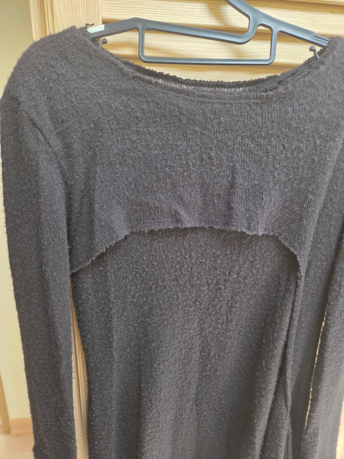 요지 헤어리 니트 원피스 상품이미지4