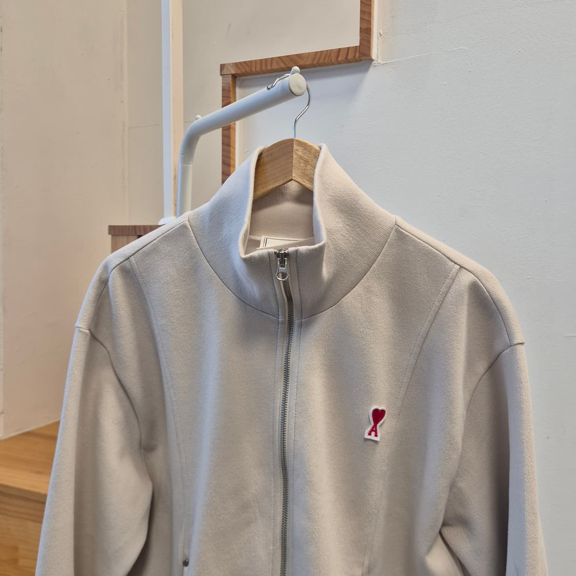 아미 아이보리 봄버 자켓  상품이미지2