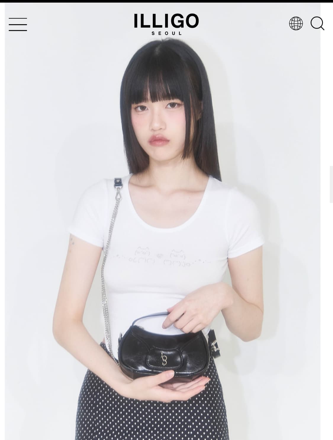 새 상품) 일리고 미니 핸디백 상품이미지2
