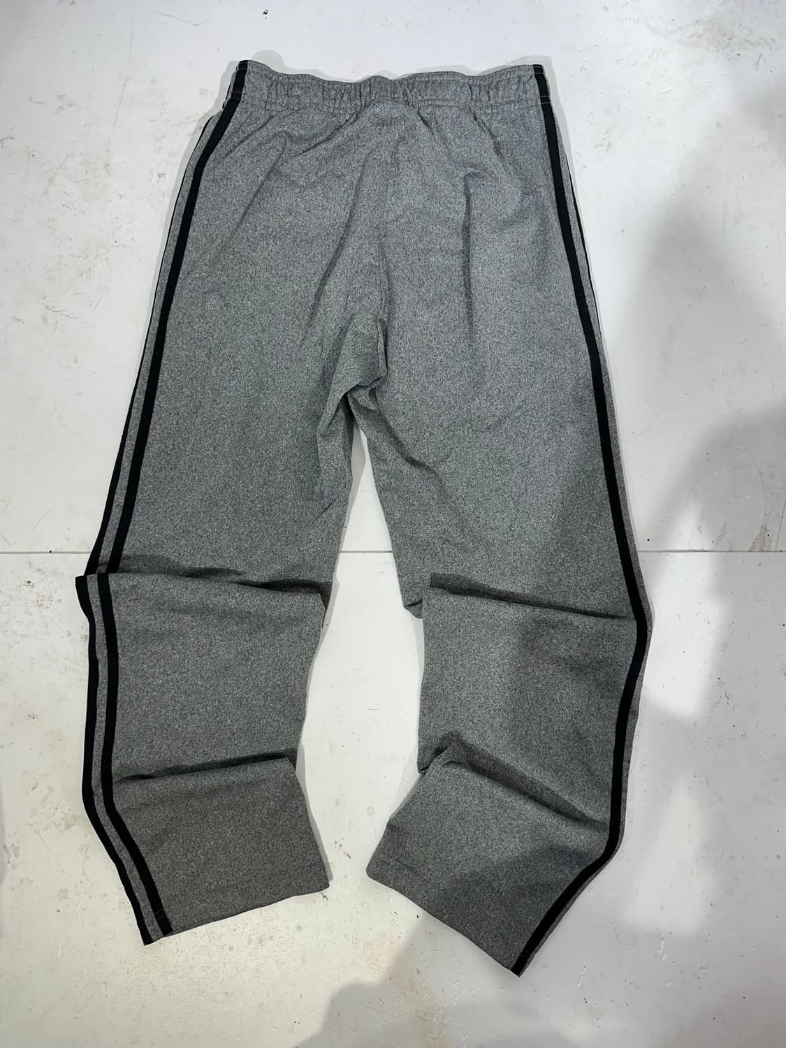 아디다스 그레이 블랙 삼선 와이드 팬츠 S 상품이미지5