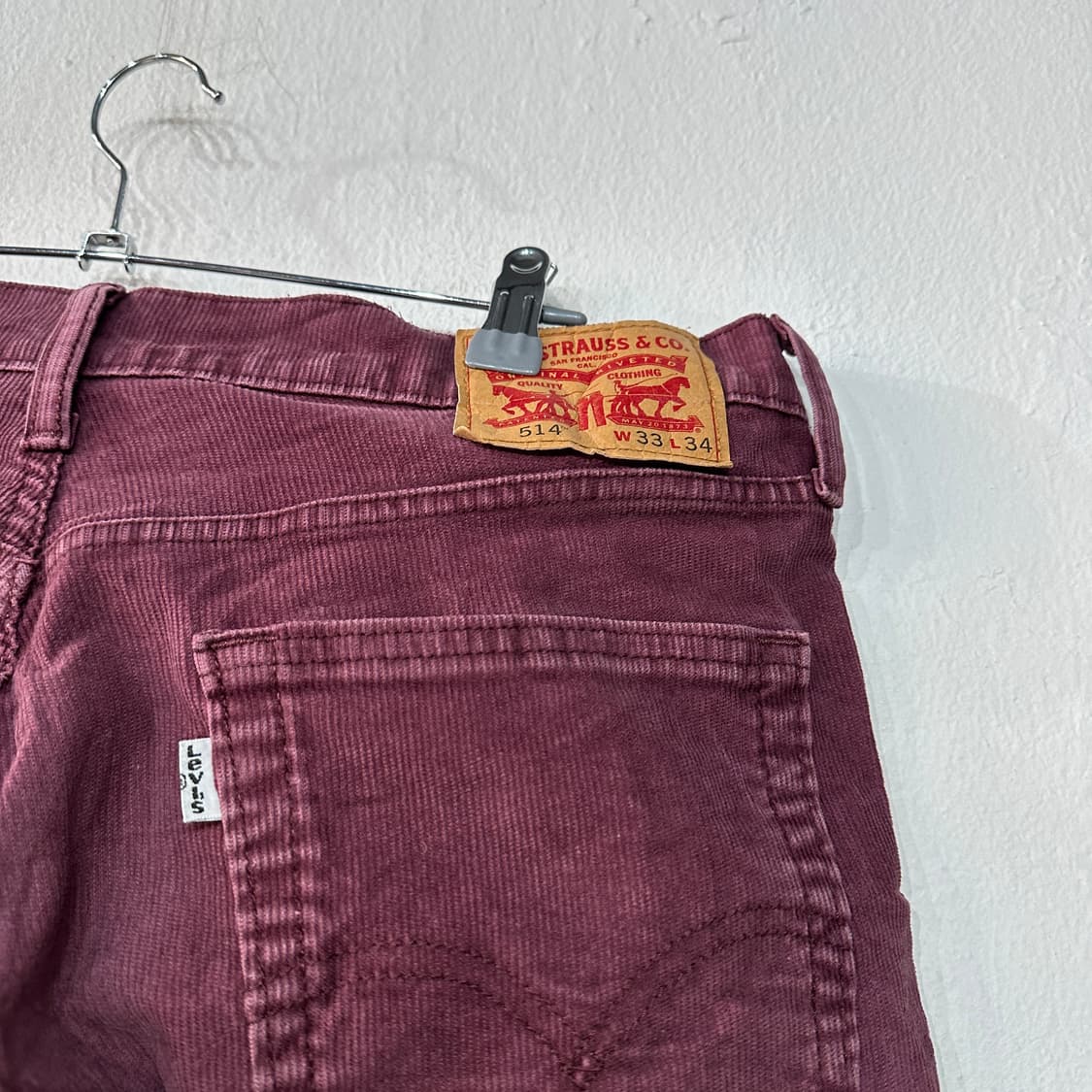 리바이스514 화이트라벨 팬츠 33 상품이미지2