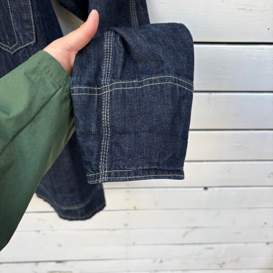 Post Overalls 포스트 오버롤즈 데님 커버올 초어 자켓 상품이미지7