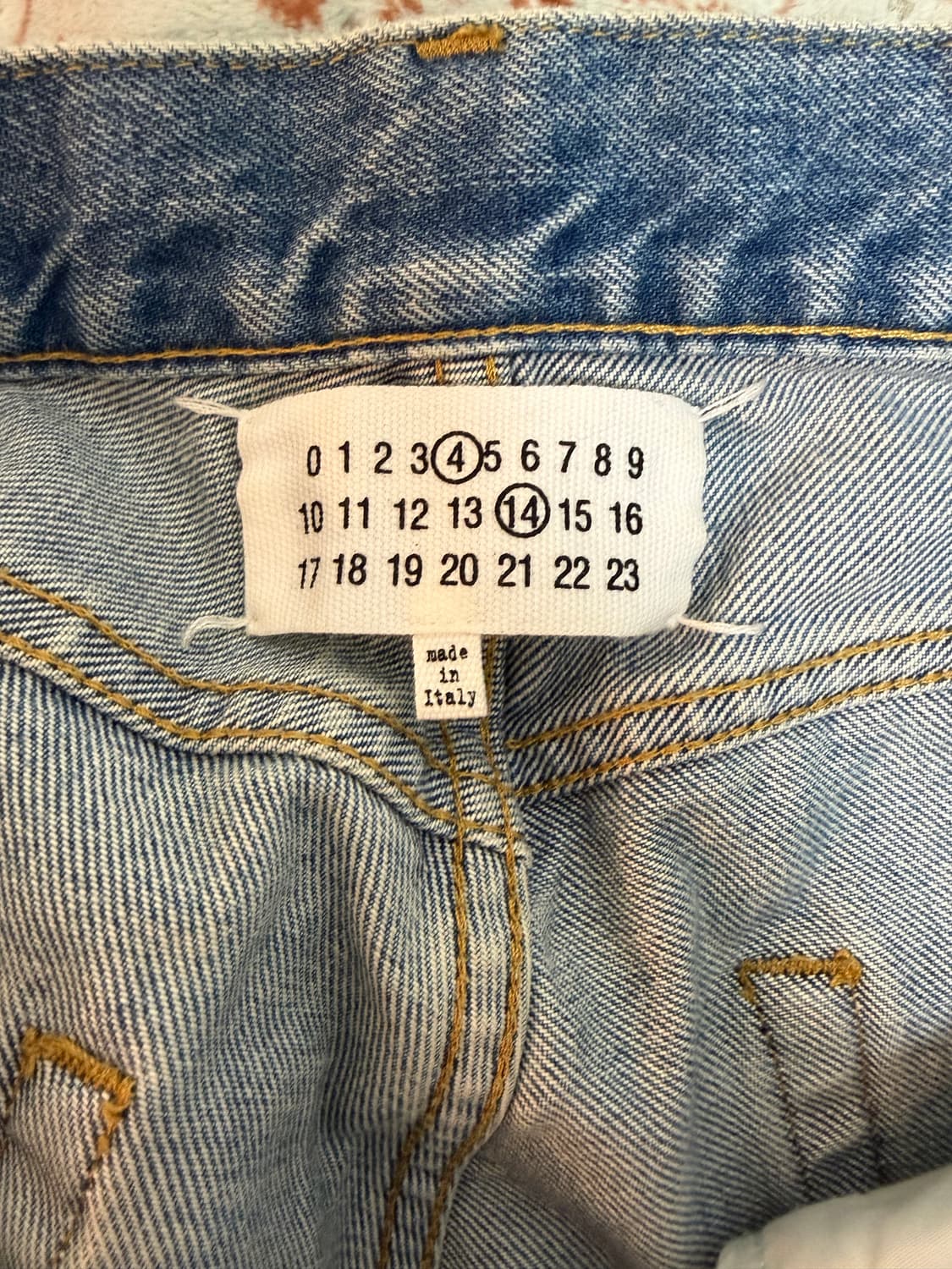 마르지엘라 스트레이트 5 포켓 데님팬츠 상품이미지5