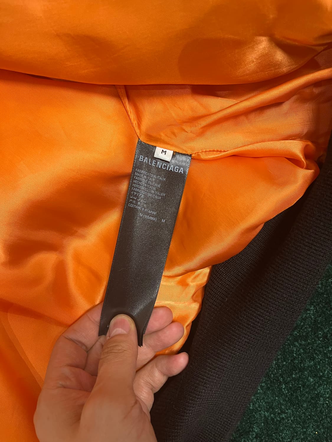 발렌시아가 후드 레더 m 상품이미지5