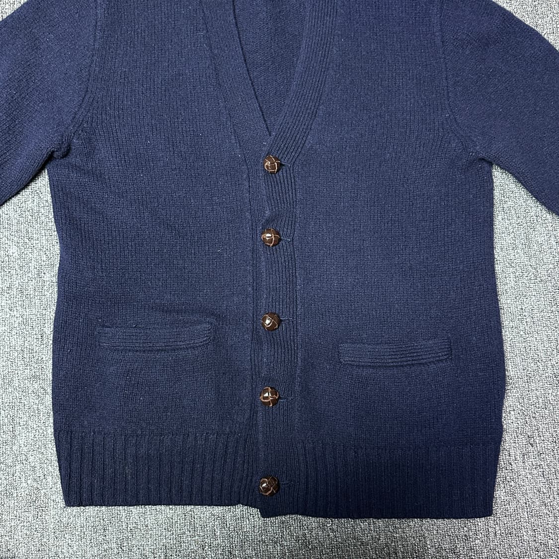 폴로 랄프로렌 엘보패치 니트 가디건 네이비 상품이미지4