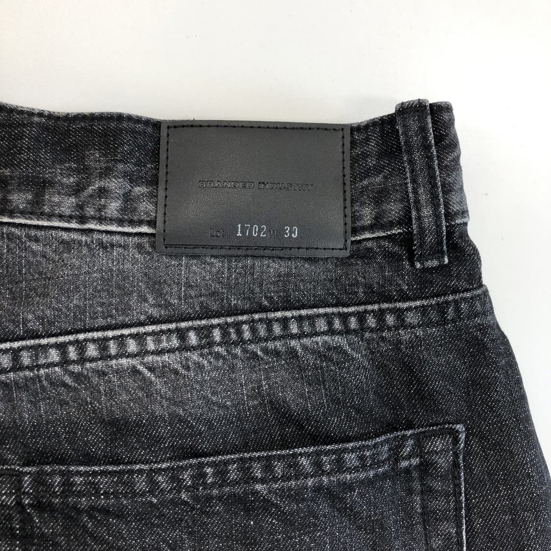 브랜디드 1702 블랙워리어 와이드데님진 30 인치 상품이미지4