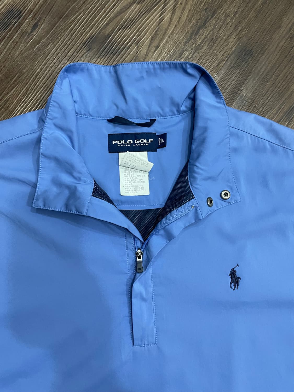 폴로 하프집업 아노락 풀오버 웜업 상품이미지3