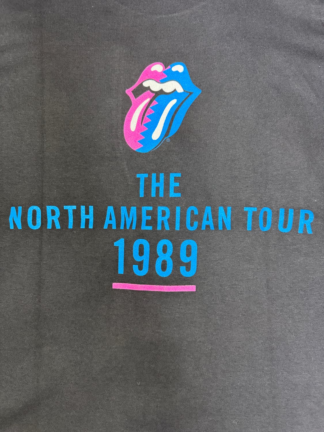 빈티지 80s 롤링스톤즈 ROLLING STONES 스틸휠즈 티셔츠 XL 상품이미지7
