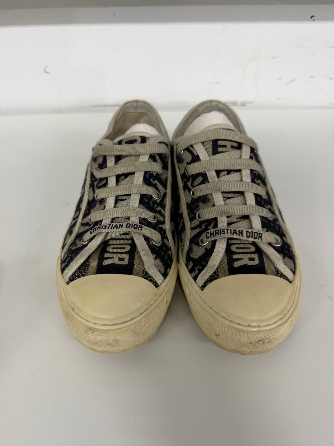 정품) 디올 오블리크 스니커즈 로우 36 상품이미지1