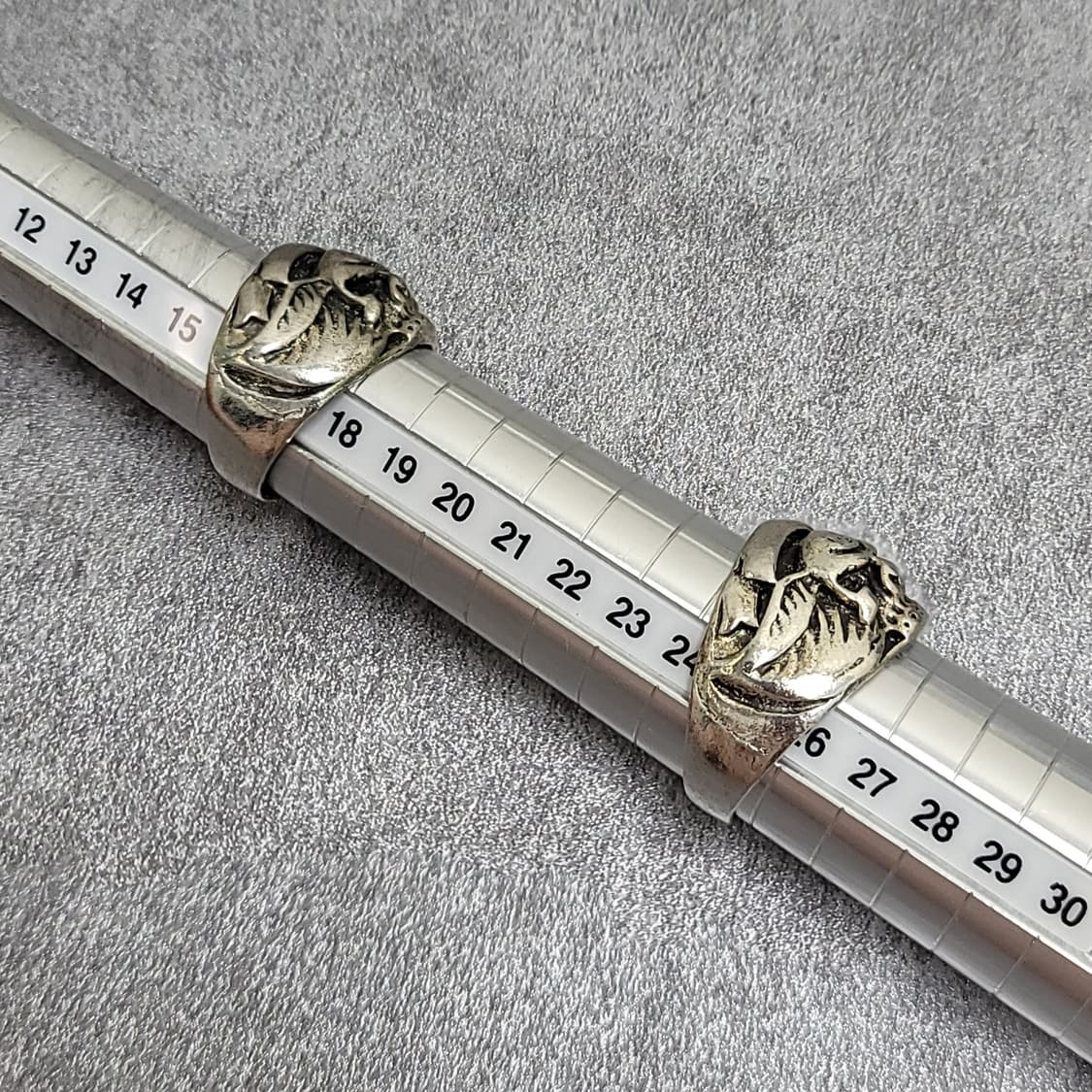 스컬 해골 빈티지반지 상품이미지6