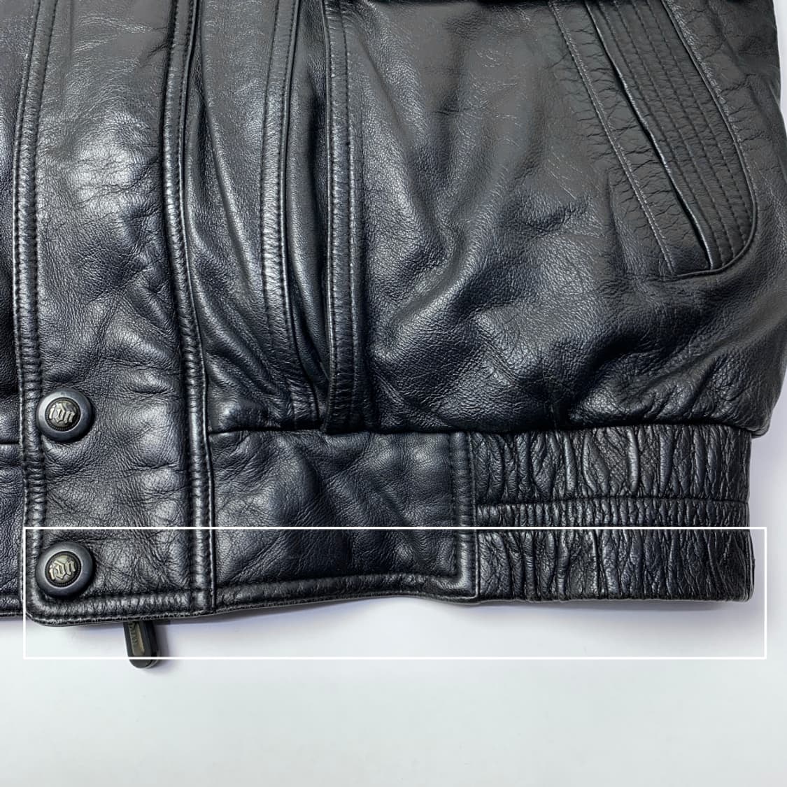 [100/정품] INDIAN 덕다운 레더 자켓 상품이미지8