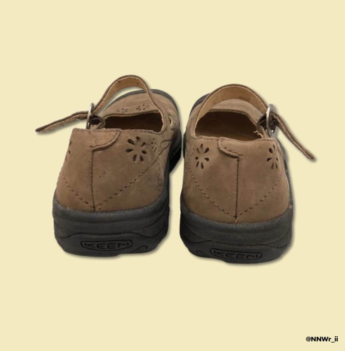 KEEN MARY JANE FLOWER BROWN 상품이미지4