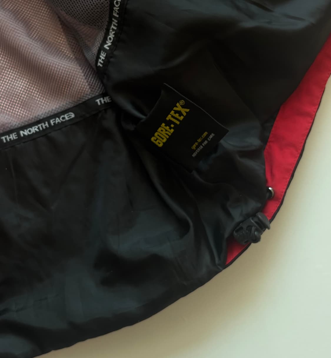 노스페이스 고어텍스 레드 바람막이 상품이미지7