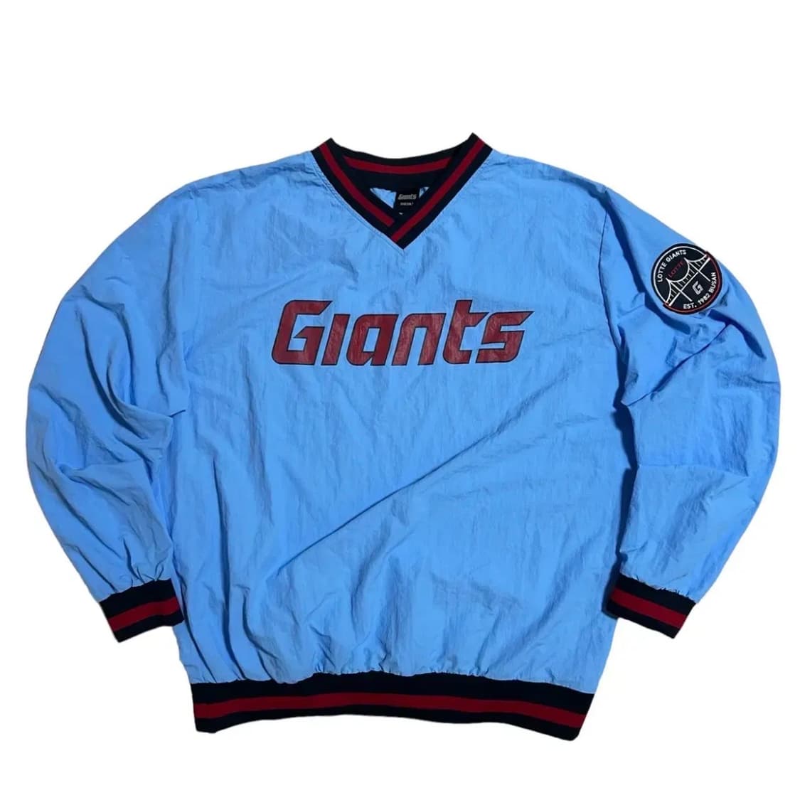 롯데자이언츠 바다 웜업 바람막이(2XL) 상품이미지1