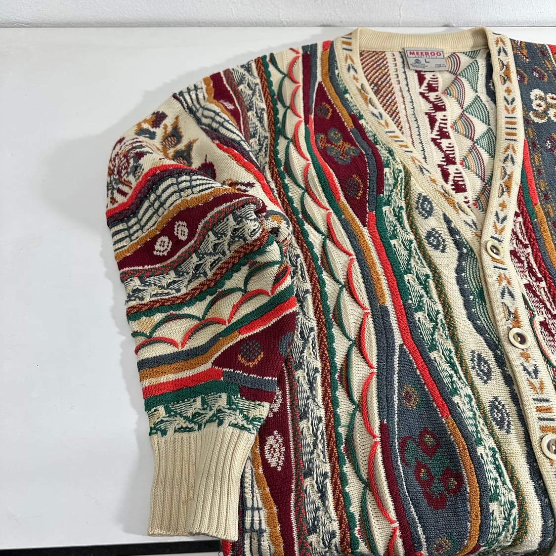 L MEEROO 오스트레일리아 케이블 가디건 상품이미지2