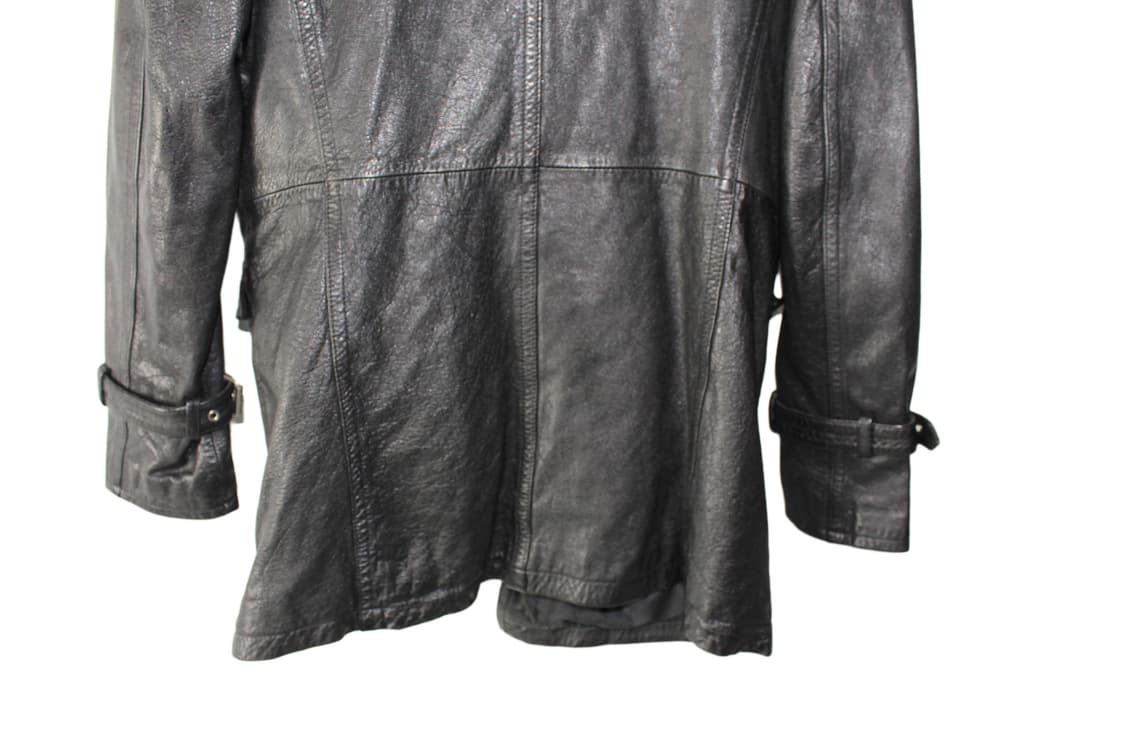 2000s JAPAN 2WAY 램스킨 레더 자켓 상품이미지8