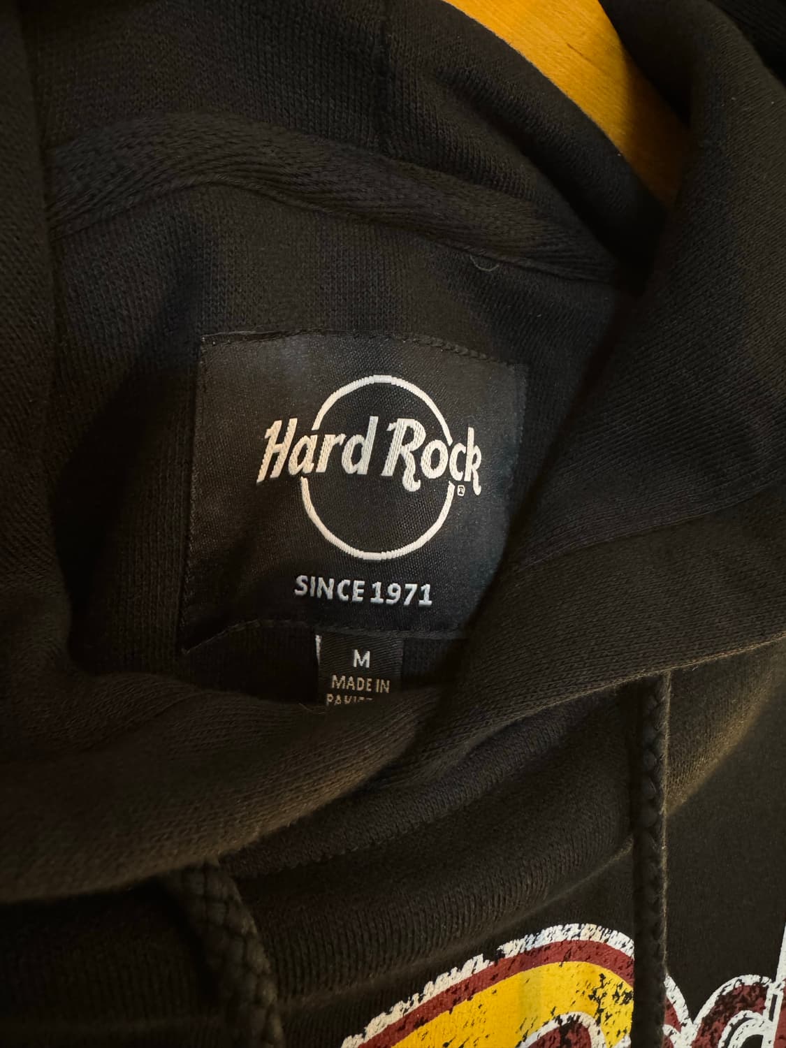 [M]하드락카페 뉴욕 후드티 블랙 상품이미지4