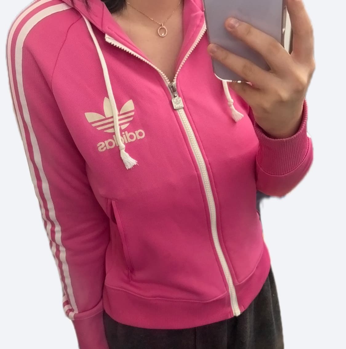 🩷대장급 아디다스 파이어버드 빅로고 핑크 후드집업🩷 상품이미지2