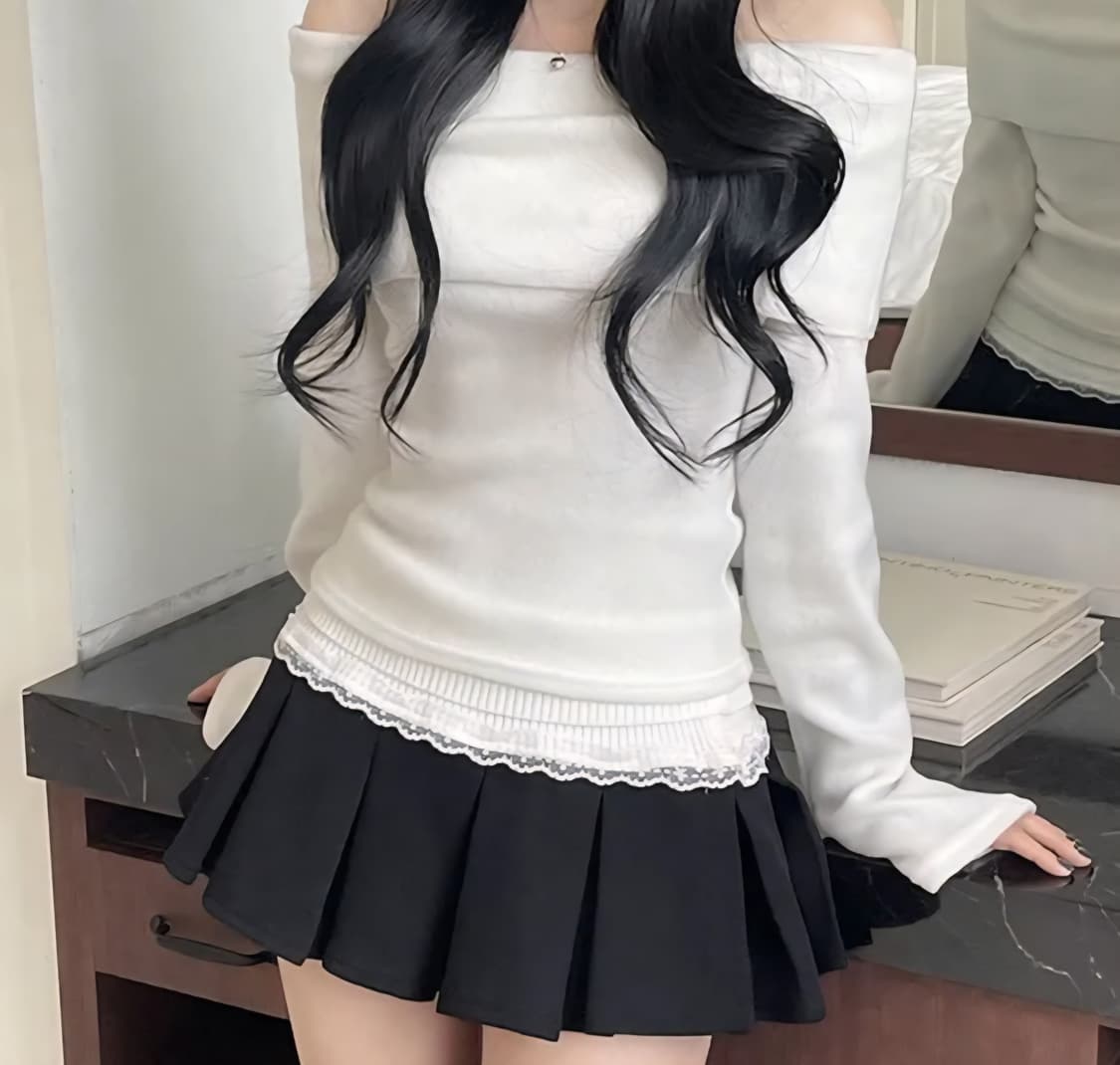 기모 오프숄더 상품이미지2