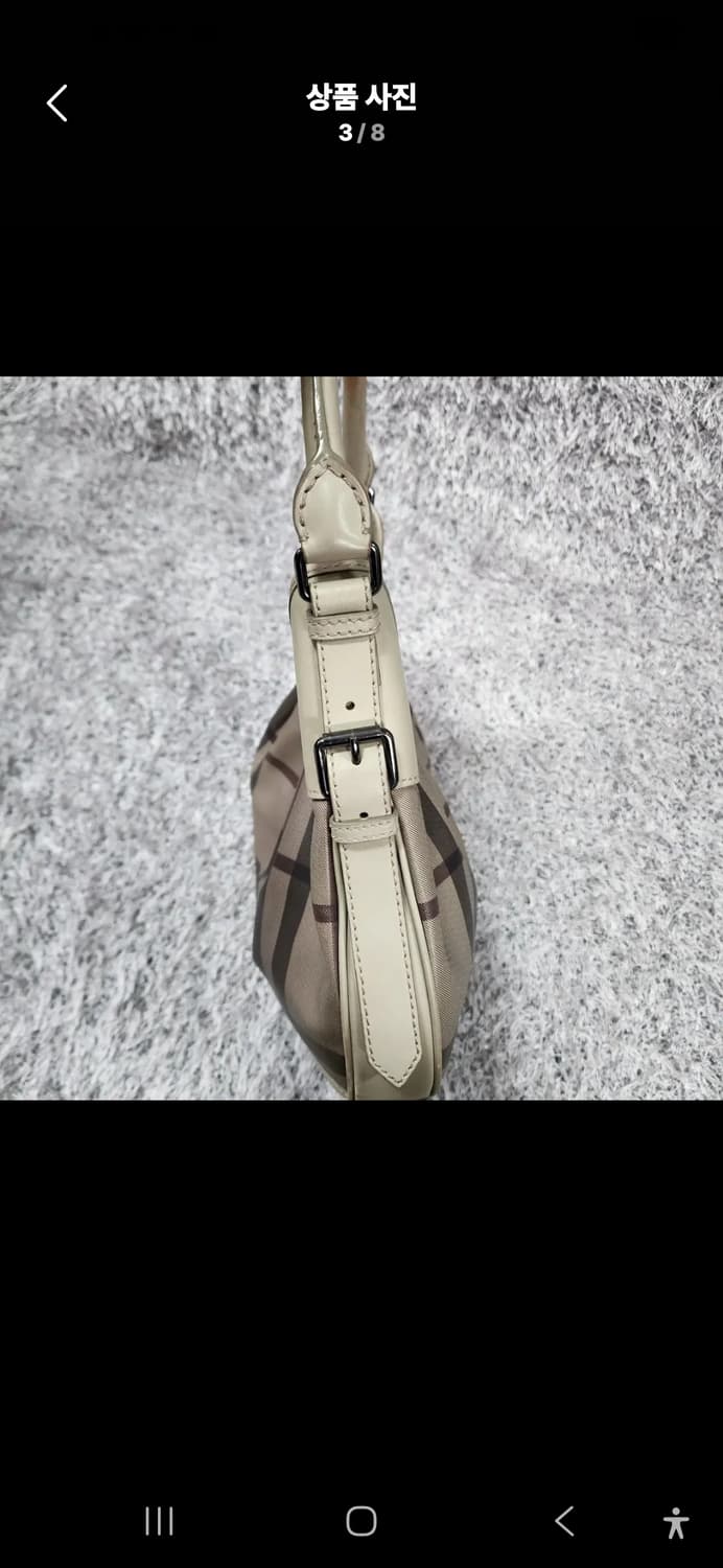 버버리 PVC 체크 호보백 숄더백 상품이미지3