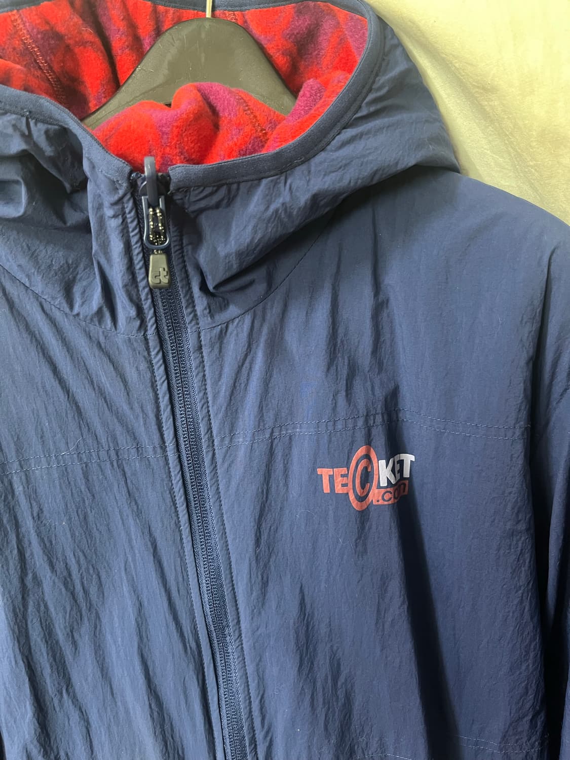 Teket 테켓 리버서블 플리스 레드/네이비 상품이미지8