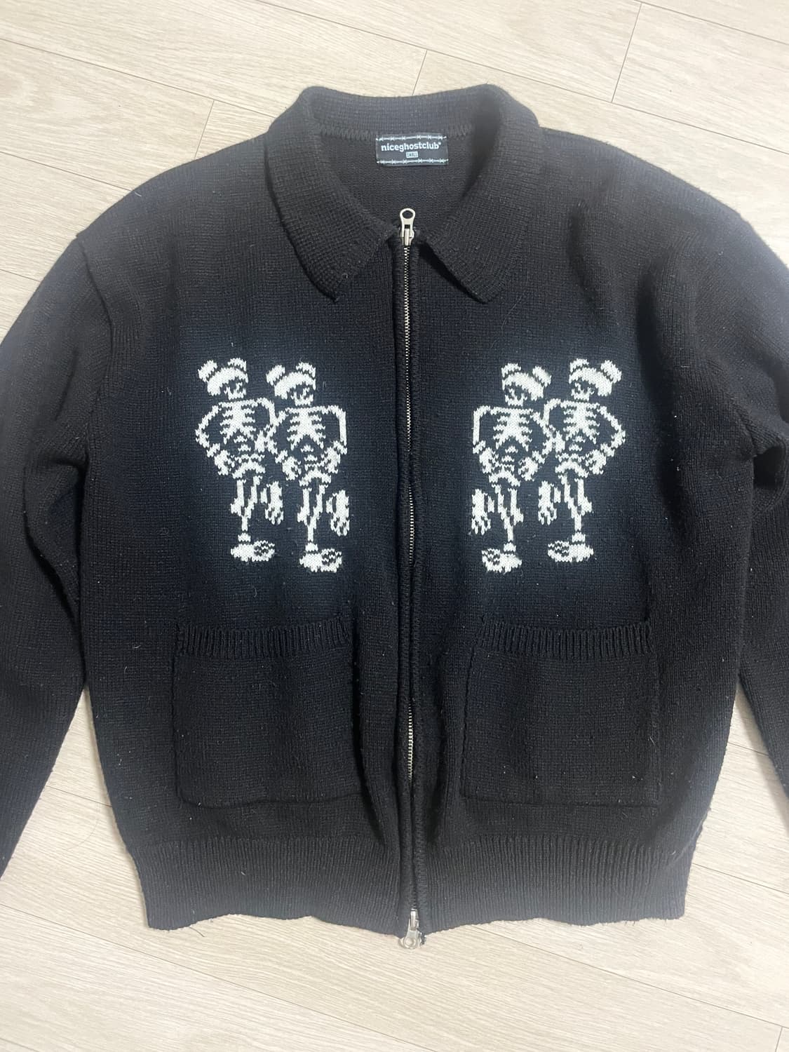 스켈레톤 집업 상품이미지2